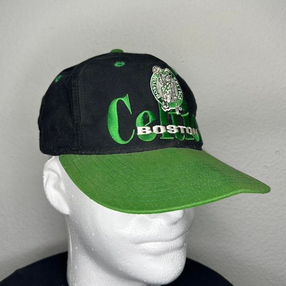 Nba Boston Celtics Men's Black and Green Hat